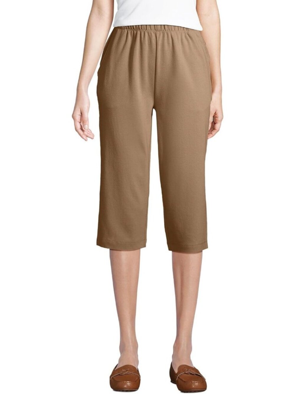 Lands' End Women's Sport Knit Capri Pants